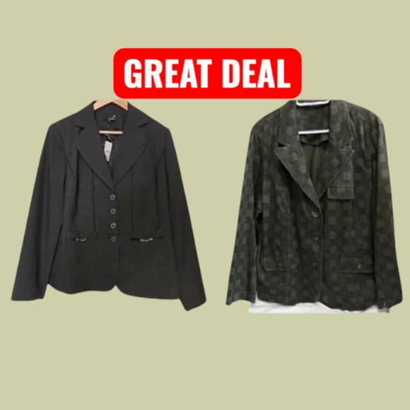 2 NWT Blazers Retail over $200 Laura and Pennington's Size 18 - Picture 1 of 9